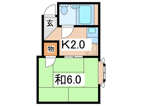 宇留野ﾋﾞﾙの物件間取画像